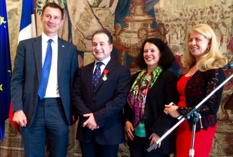 From left Hunt Hakin Bermann and Osseiran